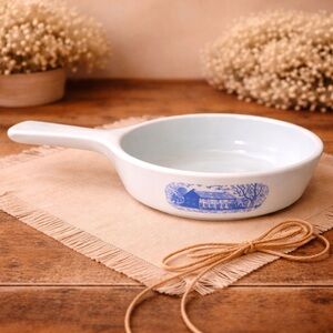CorningWare Skillet Blue Colonial House‎